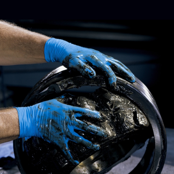 Перчатки нитриловые KleenGuard® G10 2PRO Blue Nitrile, 0.15 мм, голубые (10 х 90-100 шт.)