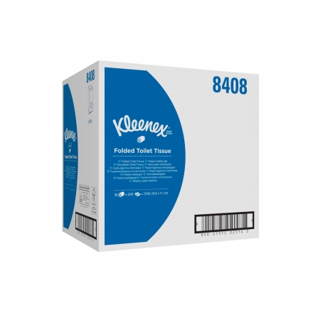 Туалетная бумага в пачках 8408 Kleenex Ultra двухслойная от Kimberly-Clark Professional (36 пач х 200 л)
