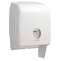 6958 Диспенсер для туалетной бумаги в больших рулонах Aquarius белый (для 8512, 8615)