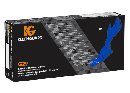 Перчатки нитрил-неопрен KleenGuard® G29 Solvent, 0.22 мм, синие (10 х 50 шт.)