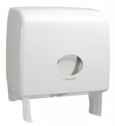 6991 Диспенсер для туалетной бумаги в больших рулонах Aquarius белый (для 8570 8002)