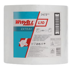 7473 Протирочный материал в рулонах WypAll® L10 Extra+ однослойный белый (1 рул х 380 м)