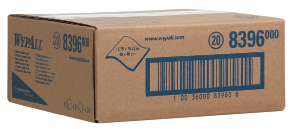 8396 Микрофибра в пачках WypAll® Microfibre Cloth зелёный (4 пач х 6 л)