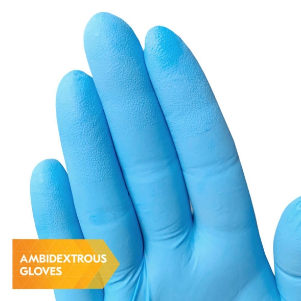 Перчатки нитриловые KleenGuard® G10 Comfort Plus, 0.10 мм, голубые (10 х 100 шт.)