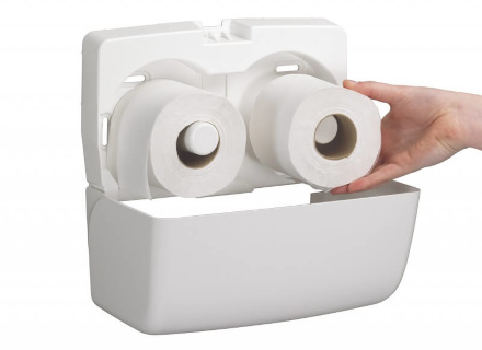 6992 Диспенсер для туалетной бумаги в малых рулонах Aquarius белый