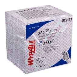 19127 Протирочный материал в пачках WypAll® X80 Plus красный (8 пач х 30 л)