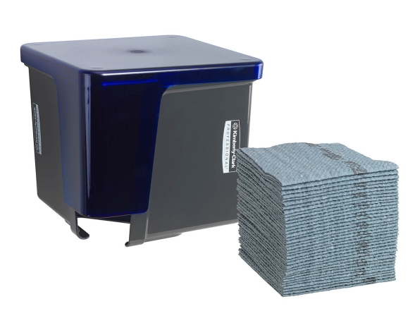 7969 Диспенсер Kimberly-Clark серый для салфеток сложенных вчетверо