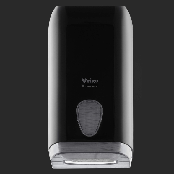 Диспенсер L-One Black для туалетной бумаги в пачках Veiro Professional, чёрный