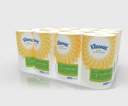8474 Туалетная бумага в стандартных рулонах Kleenex® Ultra 2 слоя 24 рулона по 27,5 метра