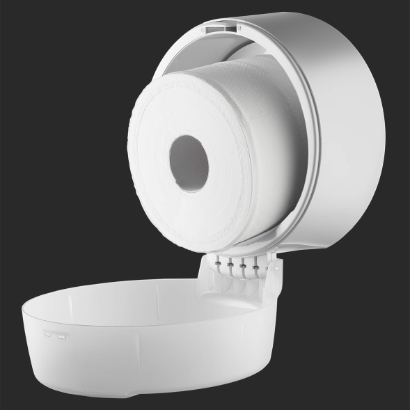 Диспенсер для туалетной бумаги с центральной вытяжкой Veiro Professional Jumbo, белый