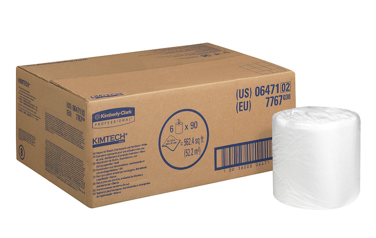 Купить протирочные салфетки 7767 Kimtech Wettask DS в рулонах по 90 ...