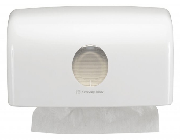 6956 Диспенсер для бумажных полотенец в пачках Aquarius белый (кроме 5856 6088)