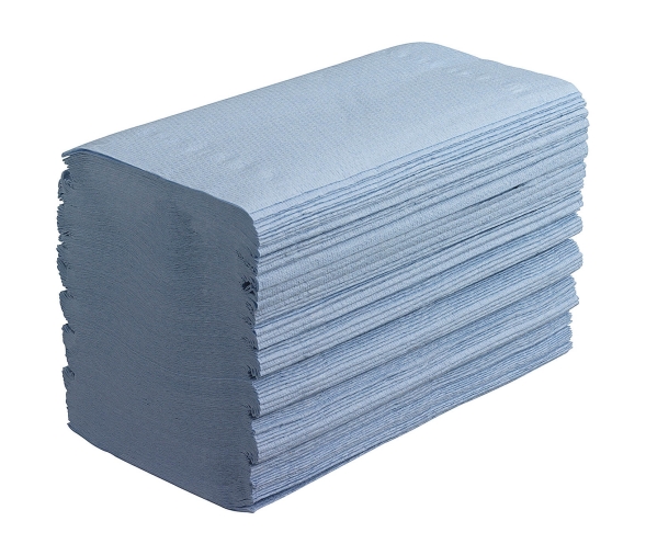 Бумажные полотенца в пачках 6664 Scott Performance голубые однослойные от Kimberly-Clark Professional (15 пач х 212 л)