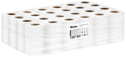Туалетная бумага в стандартных рулонах T207 Veiro Comfort двухслойная линейки Professional (48 рул х 25 м)