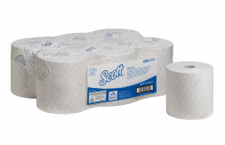 6691 Бумажные полотенца в рулонах Scott® Essential белые 1 слой (6 рул х 350 м)