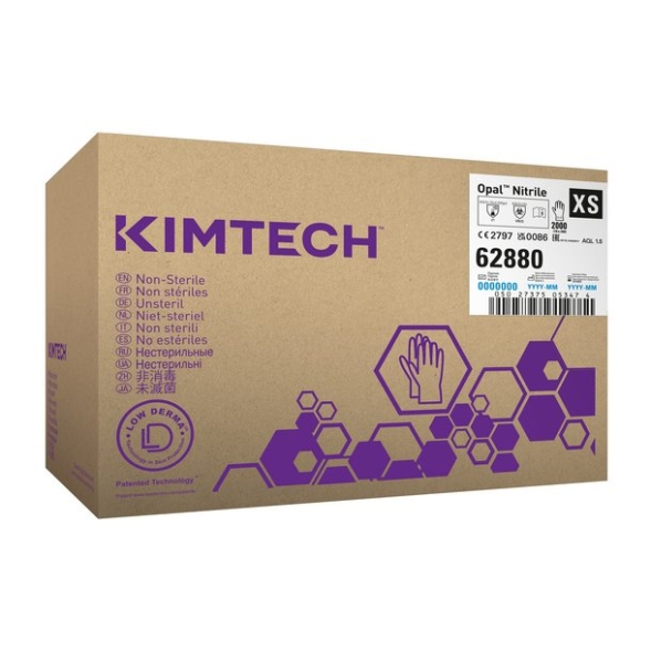 Нитриловые перчатки Kimtech™ Opal™ 24см тёмно-синие (1700-2000 штук)