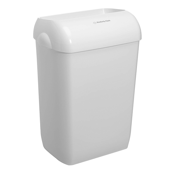 Мусорные ведра пластиковые 6993 Aquarius белые от Kimberly-Clark Professional (2 ведра х 43 л)