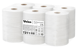 T211 Туалетная бумага в стандартных рулонах Veiro Comfort 2 слоя (12 рул х 80 м)