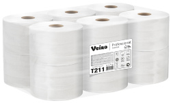 T211 Туалетная бумага в стандартных рулонах Veiro Comfort 2 слоя (12 рул х 80 м)
