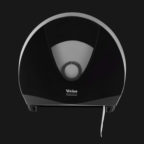 Диспенсер для туалетной бумаги в больших рулонах Veiro Professional Jumbo, чёрный