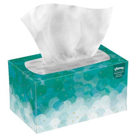 Бумажные полотенца в пачках 1126 Kleenex Ultra Soft Pop-Up белые объёмные от Kimberly-Clark Professional (18 пач х 70 л)