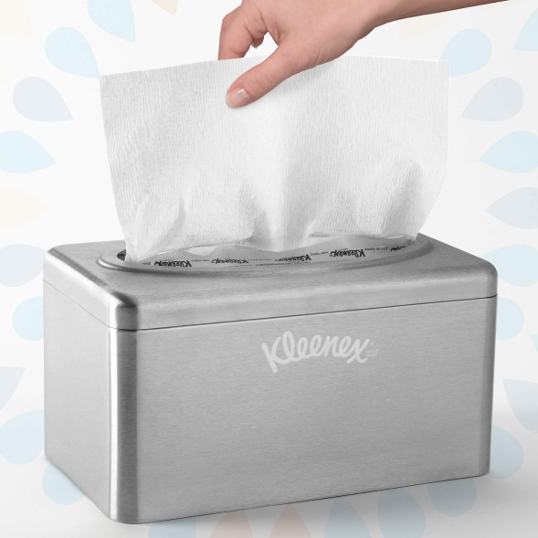 Бумажные полотенца в пачках 6088 Kleenex Ultra Soft Pop-Up белые объёмные от Kimberly-Clark Professional (18 пач х 70 л)
