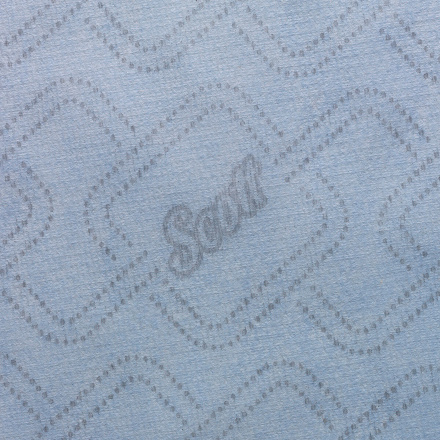 6692 Бумажные полотенца в рулонах Scott Essential голубые однослойные (6 рул х 350 м)