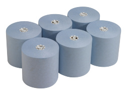 6692 Бумажные полотенца в рулонах Scott® Essential голубые 1 слой (6 рул х 350 м)