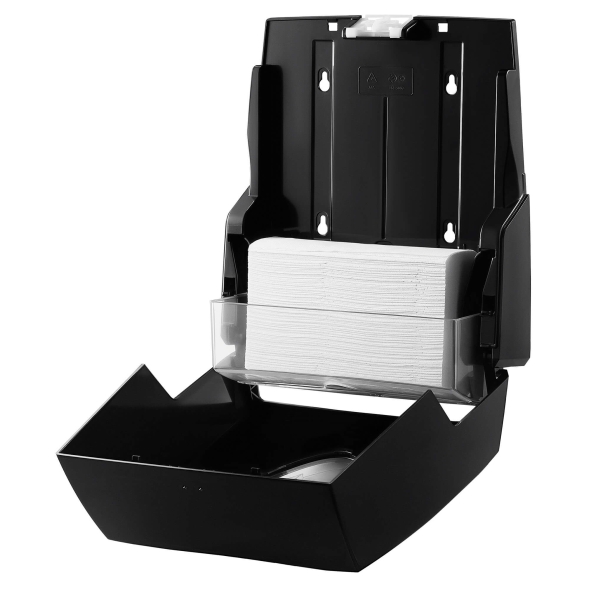 Диспенсер для бумажных полотенец в пачках Veiro Prima Black, чёрный