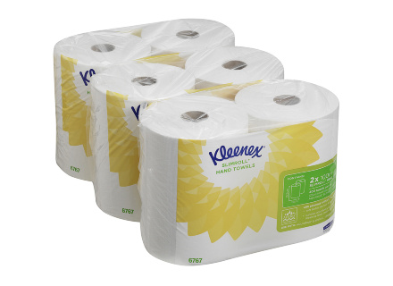 6767 Стартовый набор рулонных полотенец Kleenex Slimroll, 6 рулонов