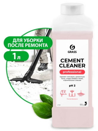 Очиститель после ремонта Grass Cement Cleaner (флакон 1 л)