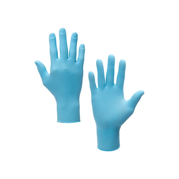 Нитриловые перчатки Kimtech™ Blue Nitrile 24см голубые (900-1000 штук)