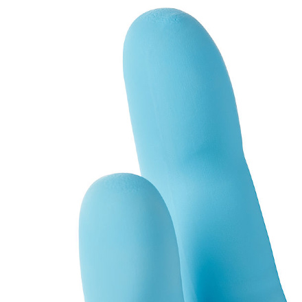 Нитриловые перчатки Kimtech™ Blue Nitrile 24см голубые (900-1000 штук)