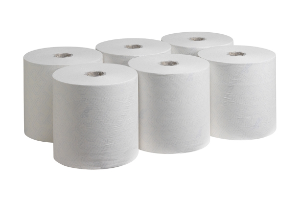 6620 Бумажные полотенца в рулонах Scott® Control белые 1 слой (6 рулонов по 250 метров)