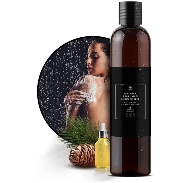 Гель для душа парфюмированный Grass Milana Oud Rood (флакон 350 мл)