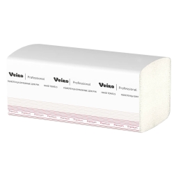 KV306 Бумажные полотенца в пачках Veiro Premium белые 2 слоя (20 пач х 200 л)