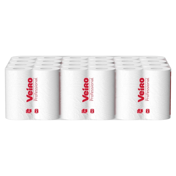 T318 Туалетная бумага в стандартных рулонах Veiro Premium 2 слоя (48 рул х 15 м)