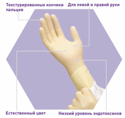 Стерильные латексные перчатки Kimtech™ G5 Sterile 30см (200 пар)