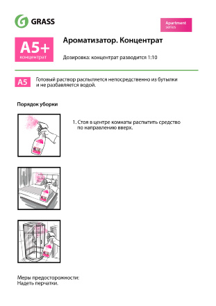 A5 Ароматизатор воздуха Grass (триггер 600 мл)