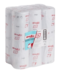 7123 Протирочный материал в рулонах WypAll® L10 Extra голубой однослойный (12 рулонов по 200 листов)