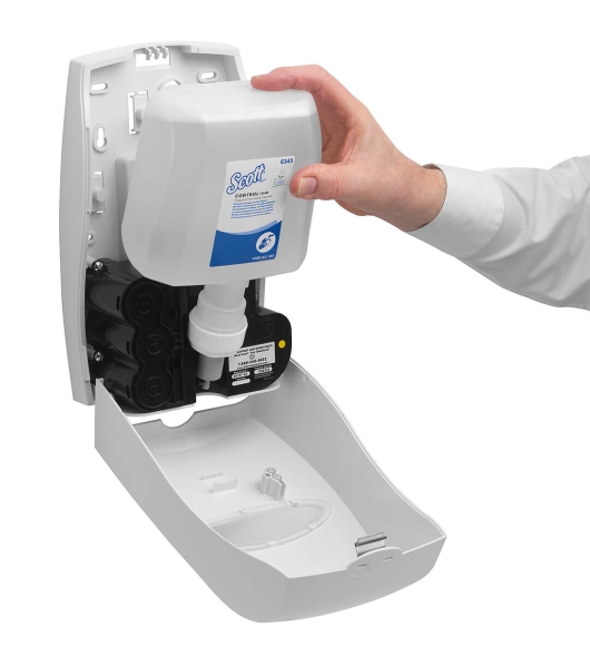 Пенное мыло в кассетах 6345 Scott Control для частого использования от Kimberly-Clark Professional (4 кассеты по 1.2 л)
