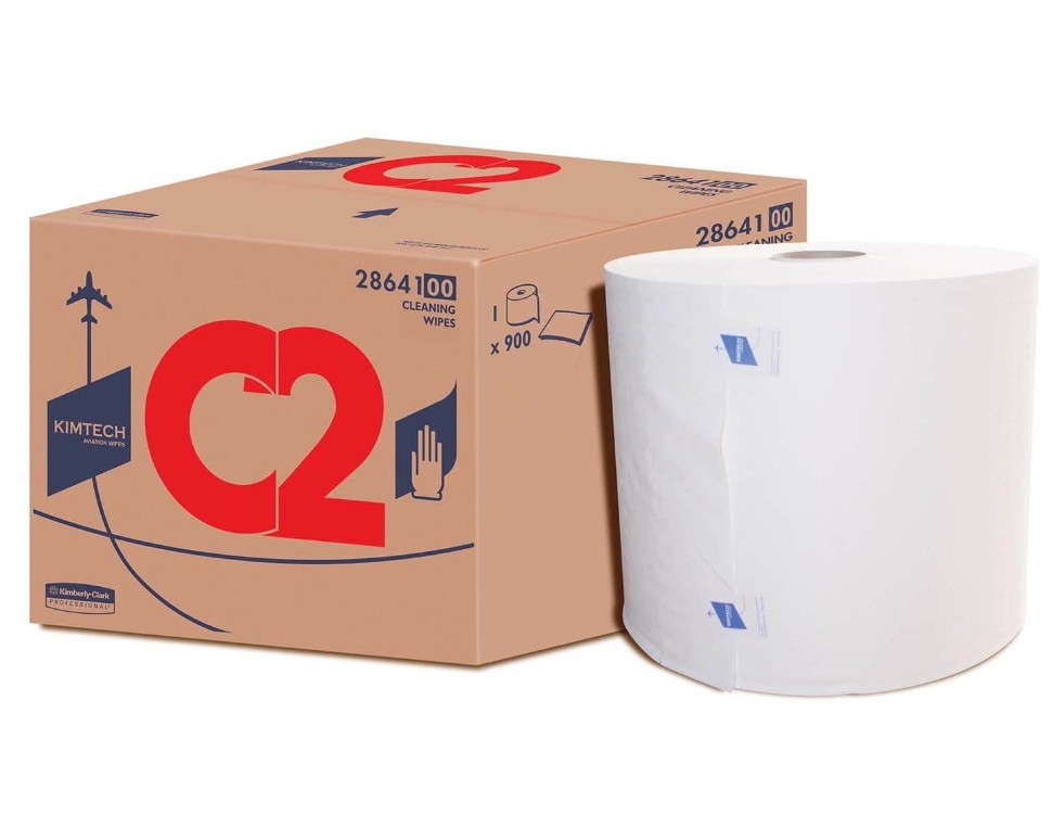 28641 Протирочный материал в рулонах для авиакосмической промышленности Kimberly-Clark Professional упаковка с рулоном 28641 Протирочный материал в рулонах для авиакосмической промышленности Kimtech Aviation для общих задач (1 рулон 900 листов)
