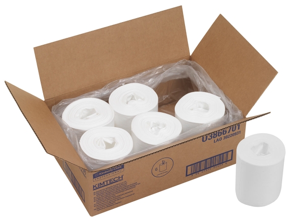 38667 Синтетические салфетки для абразивных поверхностей в рулонах для авиакосмической промышленности Kimtech™ Aviation (6 рул х 60 л)