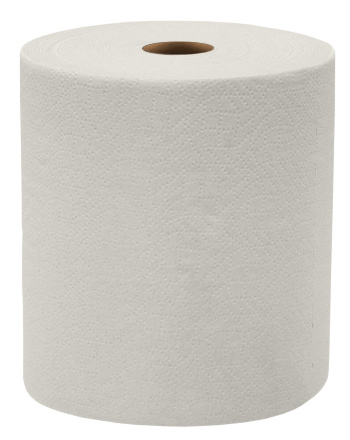 K101 Бумажные полотенца в рулонах Veiro Professional Basic белые однослойные (6 рул х 180 м)