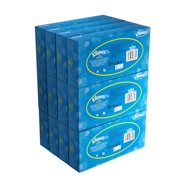 8824 Салфетки косметические для лица Kleenex® 3 слоя (12 кор х 72 л)
