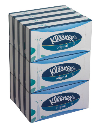 8824 Салфетки косметические для лица Kleenex трёхслойные (12 кор х 72 л)