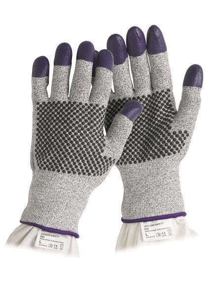 Перчатки стойкие к порезам Jackson Safety G60 Purple Nitrile, ур. 3, размер 11 (12 пар)
