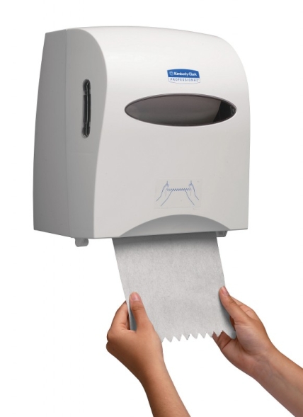 1183 Держатель для бумажных полотенец в рулонах No Touch белый