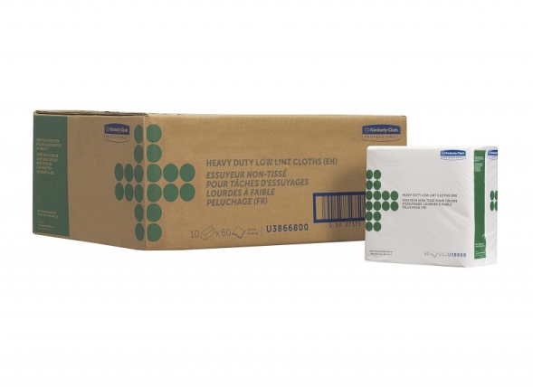 38668 Протирочный материал в пачках для авиакосмической промышленности Kimberly-Clark Professional для сложных задач (10 пач х 60 л)