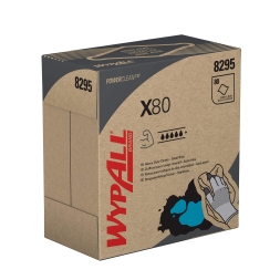 8295 Протирочный материал в коробке WypAll® X80 голубой (5 кор х 80 л)